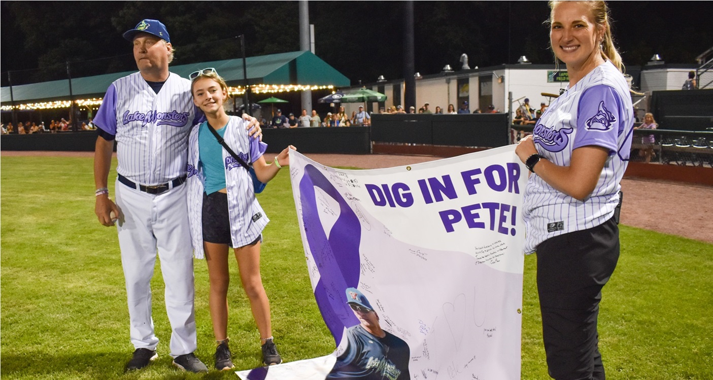“Dig In For Pete”  Night Among Lake Monsters League Awards