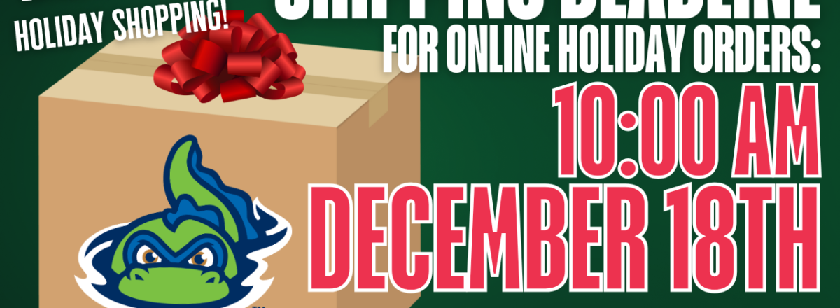 Holiday Shopping Deadline: Order by December 18th for Guaranteed Delivery!