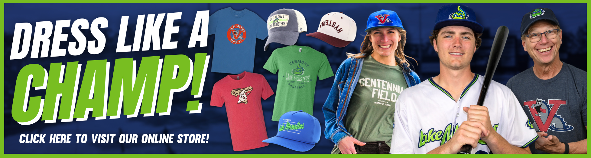 Vermont Lake Monsters Gear